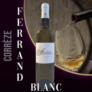 Ferrand Blanc IGP Pays de Brive - 1001 Pierres, vin blanc sec de la Corrèze