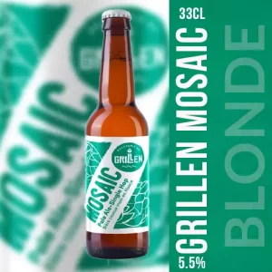 Bière artisanale Grillen mosaïc Pale Ale de la Brasserie du Grillen