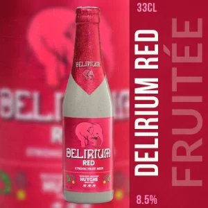 Bière delirium red brasserie Huyghe