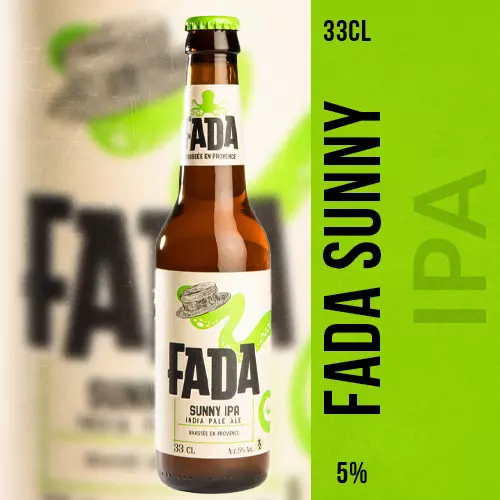 Bière artisanale fada sunny ipa de la Brasserie du Castellet