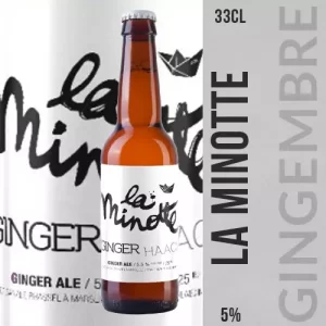 Bière blonde ginger haack brasserie La Minotte