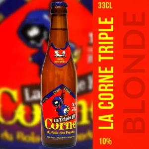 Bière belge la corne triple