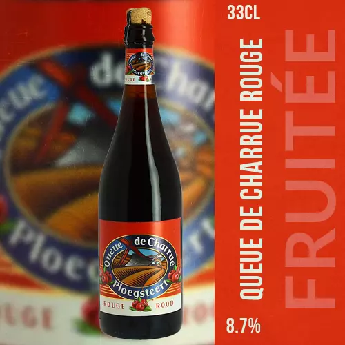 Bière Belge queue de charrue rouge