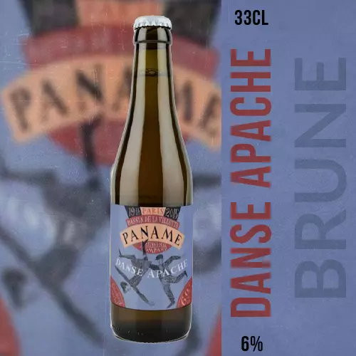 Bière Danse Apache, une Smoked Porter pleine de saveurs de la Brasserie Paname Brewing Company