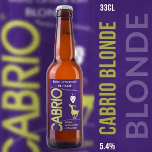 Bière Blonde de la Brasserie Cabrio - Un délice artisanal d'Alsace