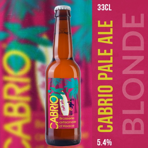 Bière Pale Ale de la Brasserie Cabrio - Une explosion de saveurs maltées et houblonnées