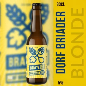 Bière Dorf Briader - Une Pale Ale alsacienne aux arômes floraux et de céréales